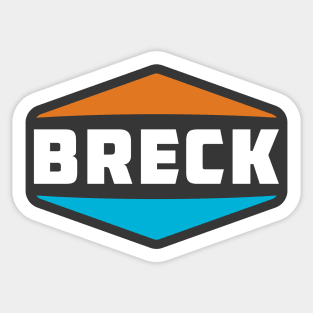 Ski Breck Breckenridge Colorado Skiing Snowboarding Sticker